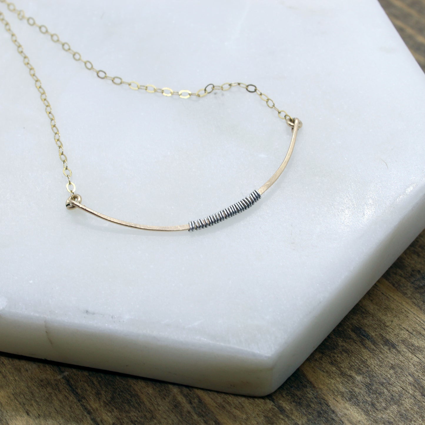 Brien Embellished Bar Necklace image 6