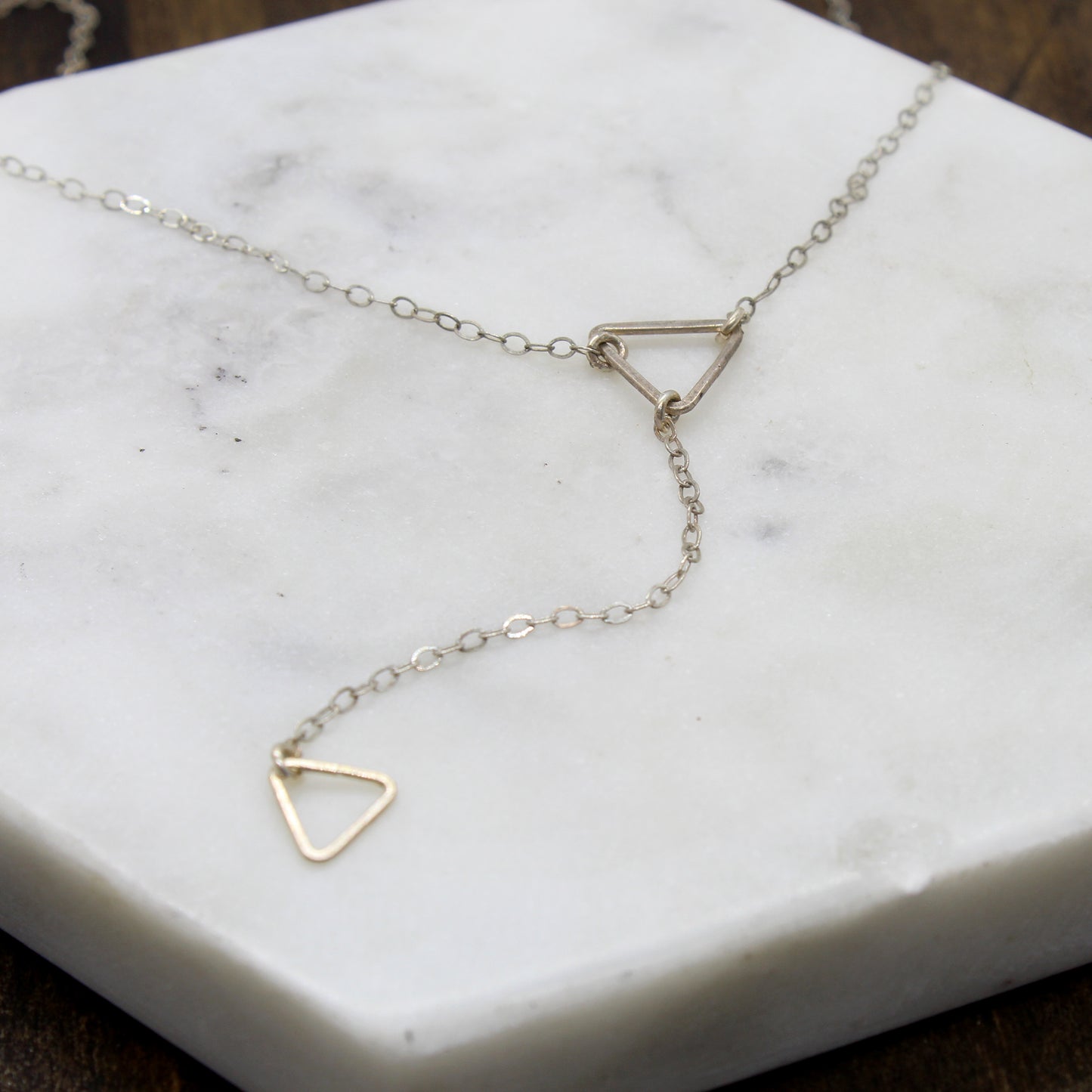 Triangle Drop "Y" Necklace image 5