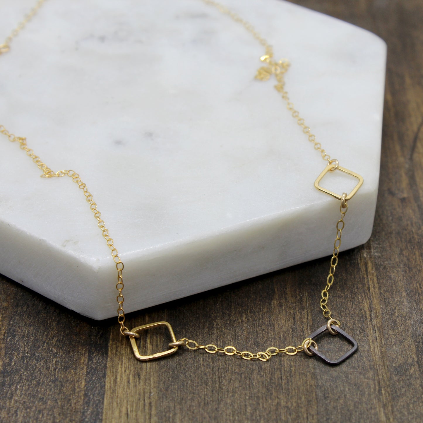 Trixie Triple Diamond Necklace image 0