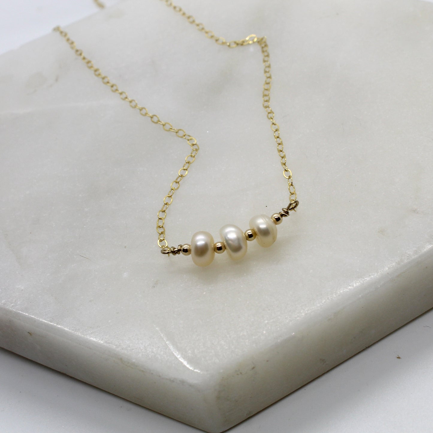 Bar Pearl Necklace image 4