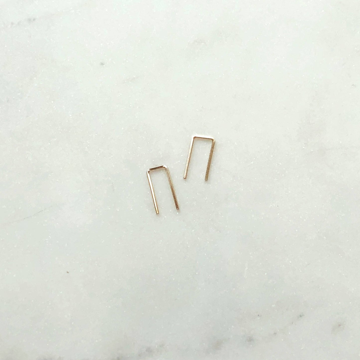 Mini Staple Earrings image 0