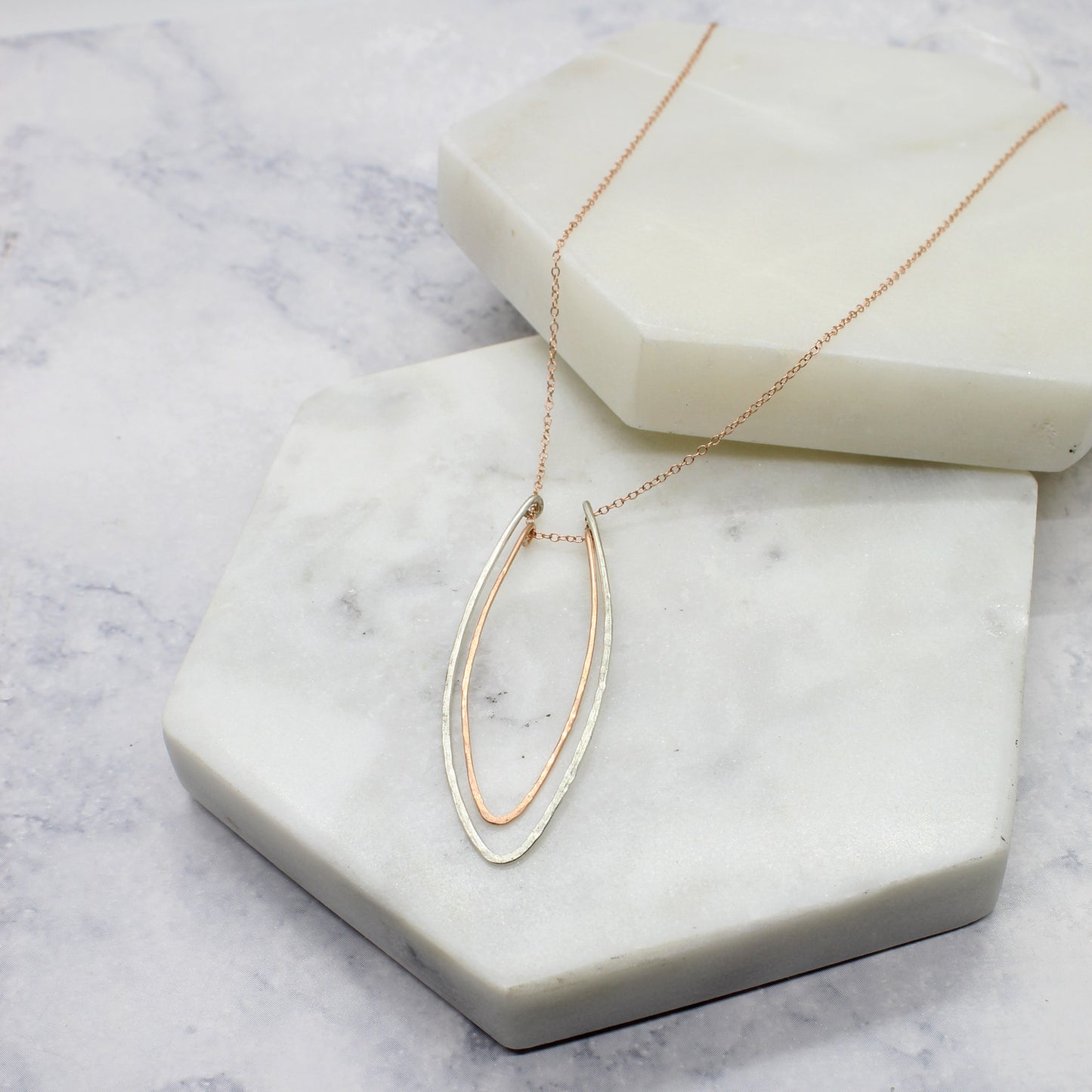 Double Petal Necklace image 1