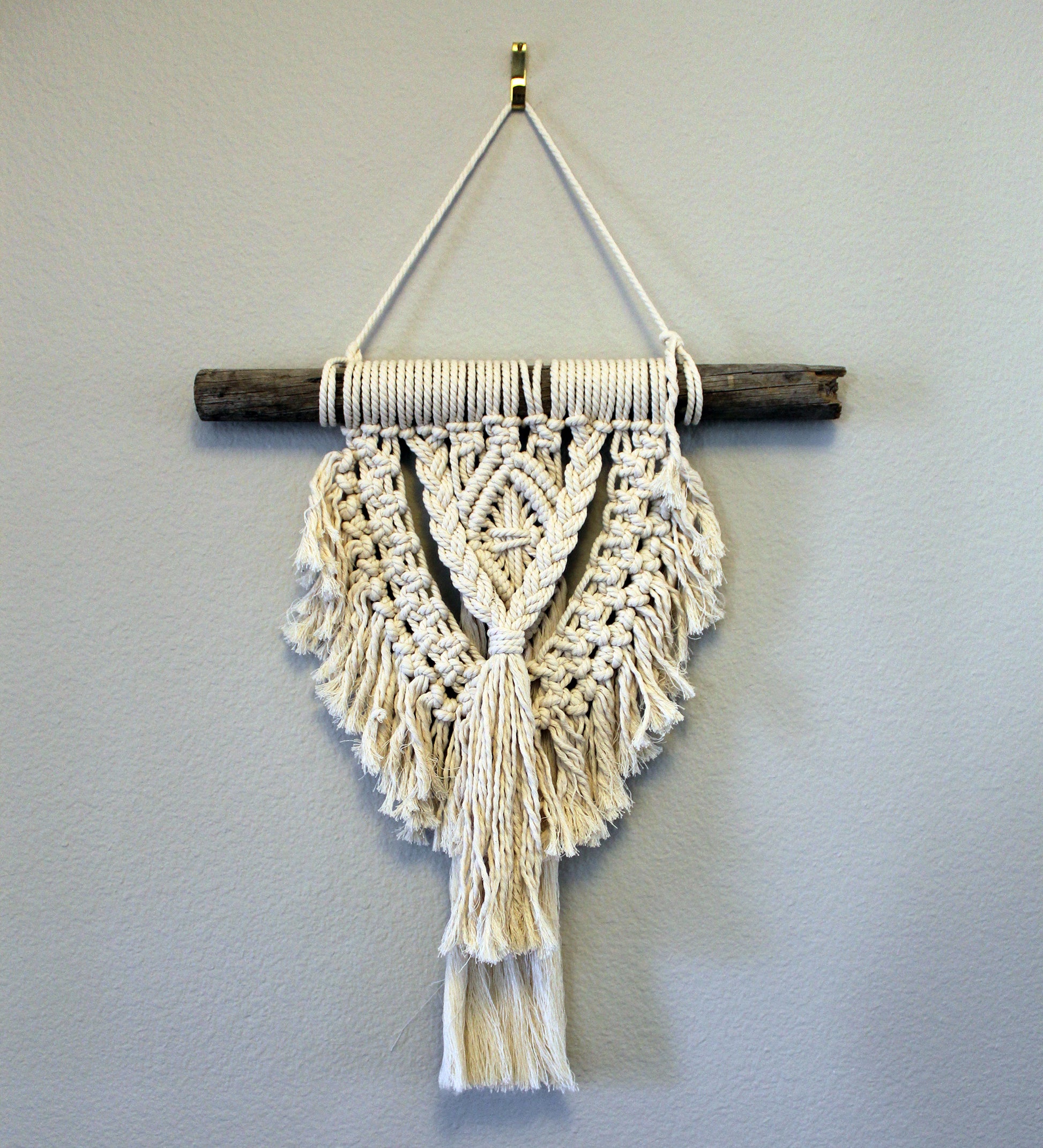 Forget Me Knots Macrame Tassel Wall Hanging image 1