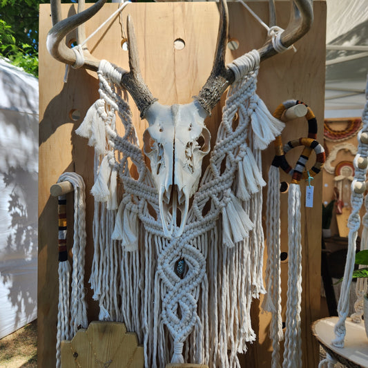 Oh My Deer 2 Wall Hanging-Macrame image 0
