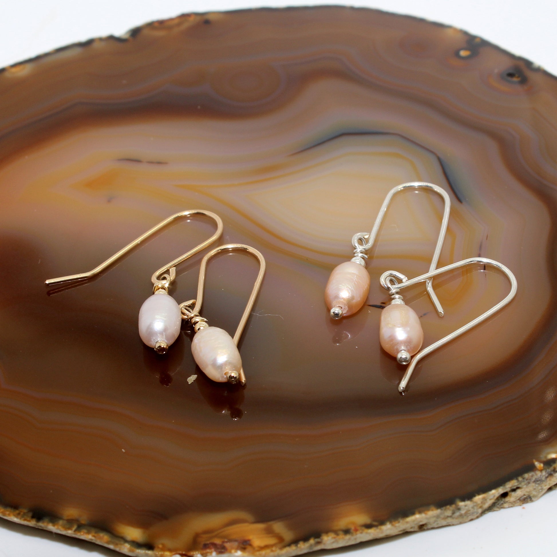 Pearl Drop Earrings image 1