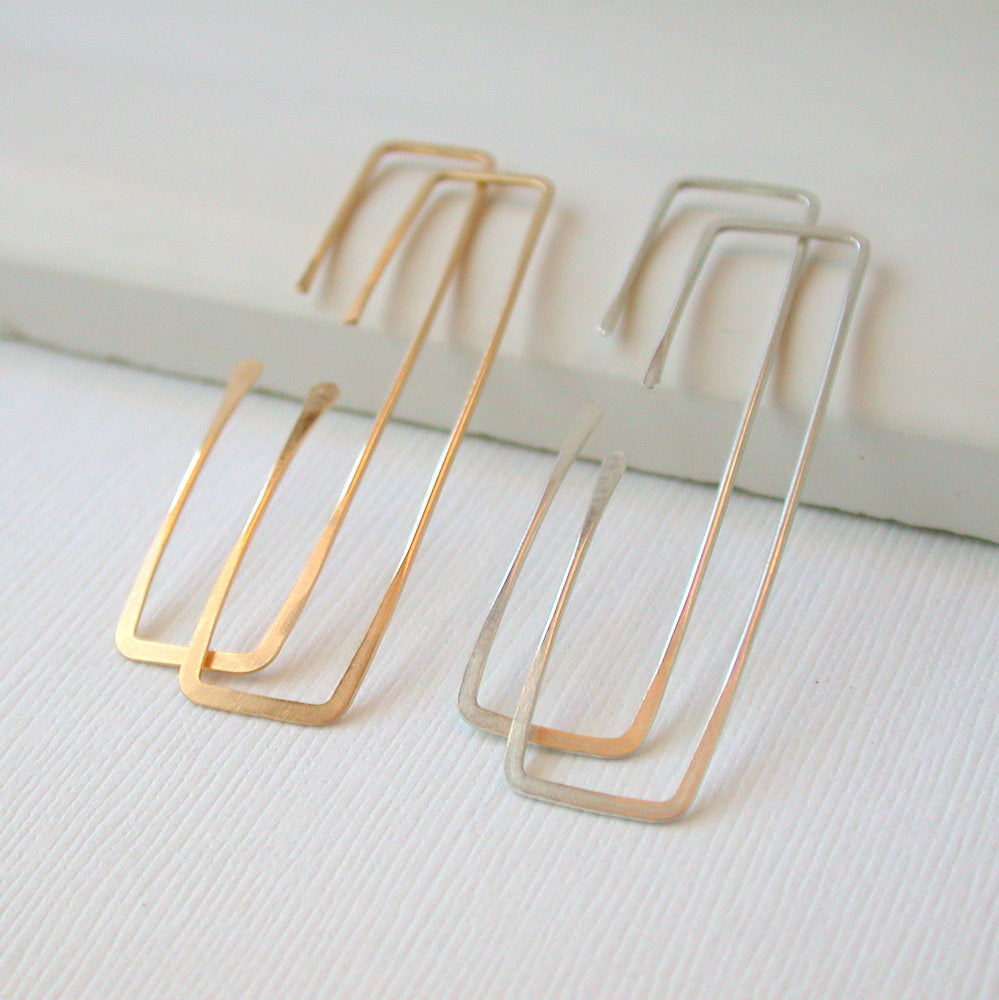 Samantha Slim Rectangle Threader image 0