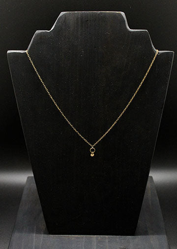 Itty Bitty Coin Hoop Necklace image 3