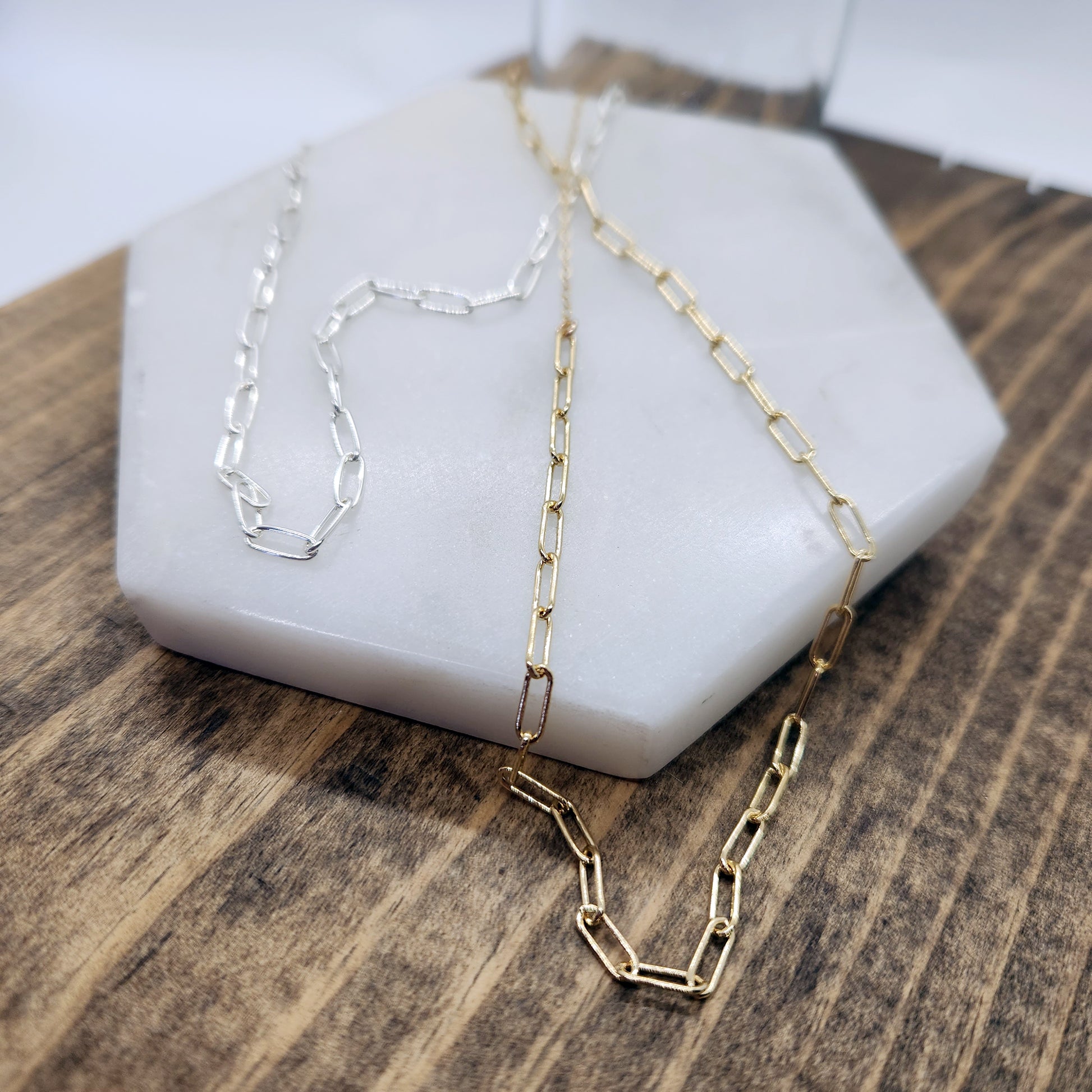 Paper Clip Necklace or Choker image 1