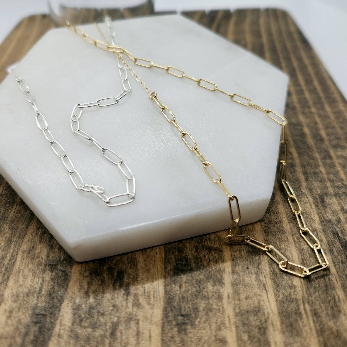 Paper Clip Necklace or Choker image 0