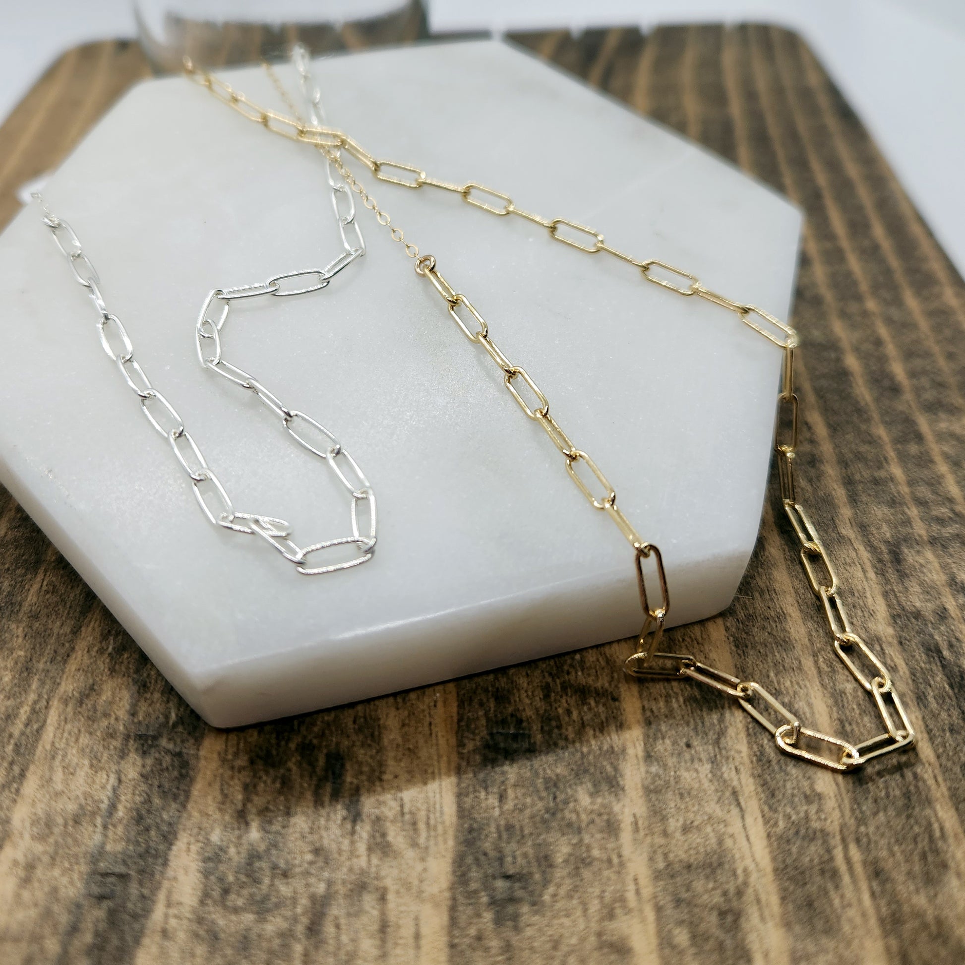 Paper Clip Necklace or Choker image 0