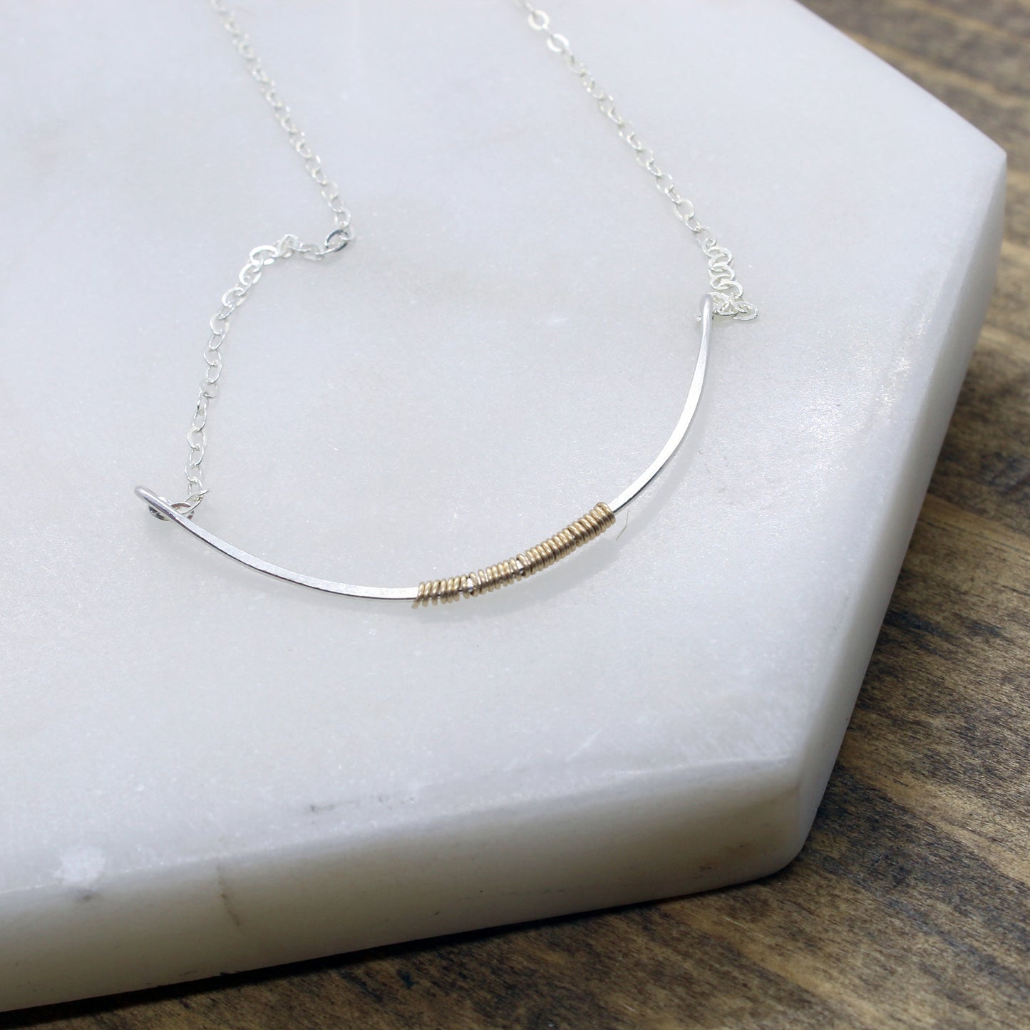 Brien Embellished Bar Necklace image 5