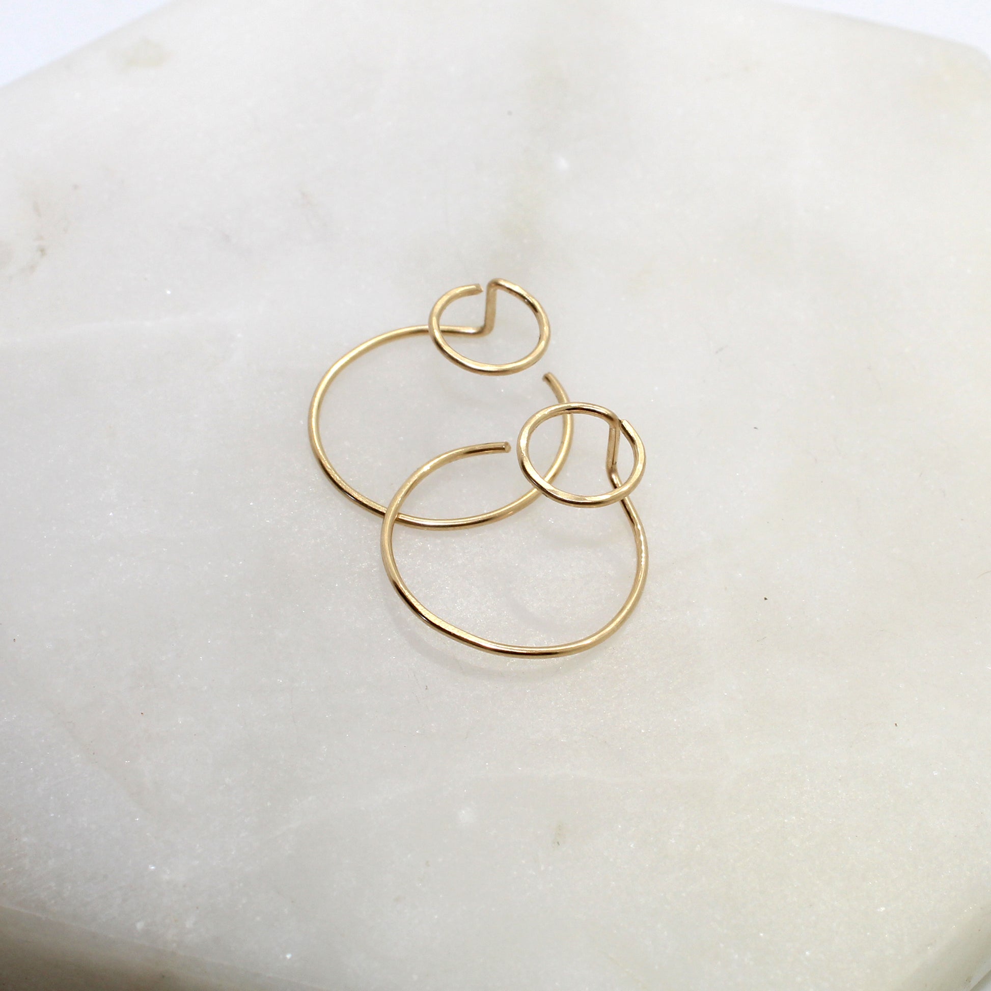 Circle Ear Jacket Earrings image 4