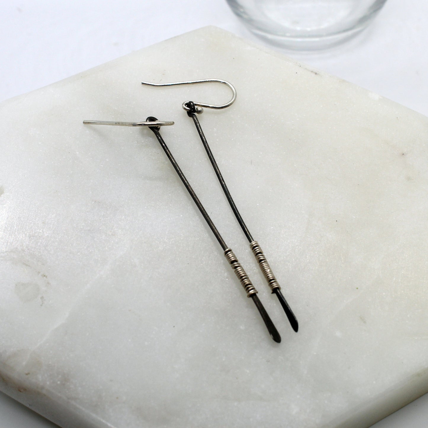 Wrapped Bar Earrings image 7