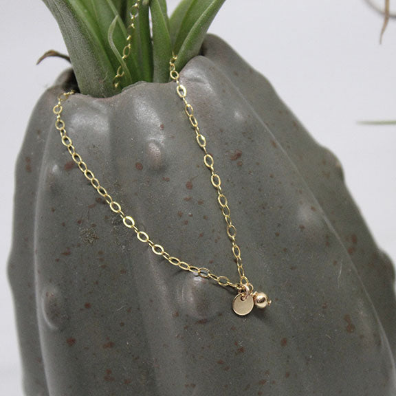 Itty Bitty Dot Necklace image 2