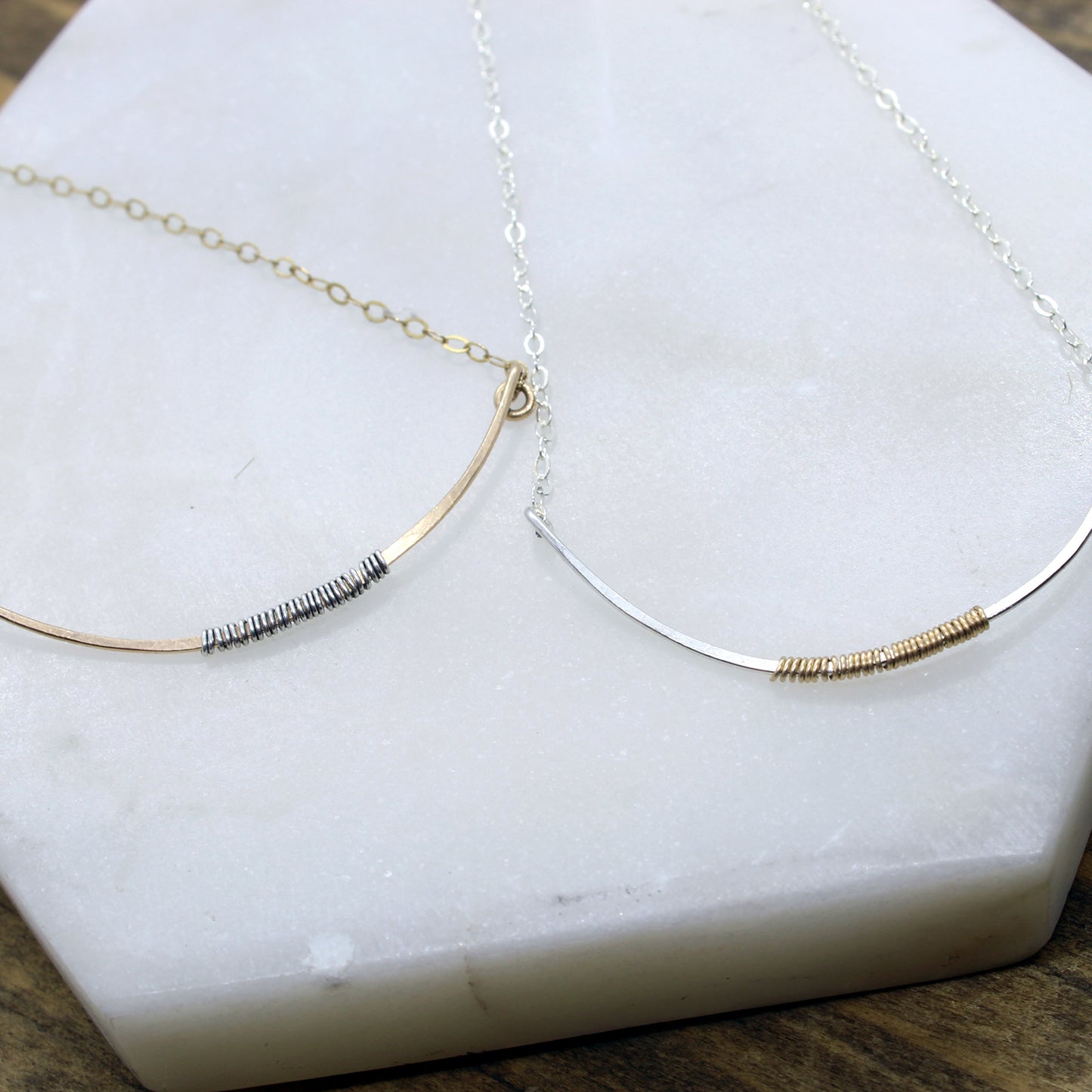 Brien Embellished Bar Necklace image 1