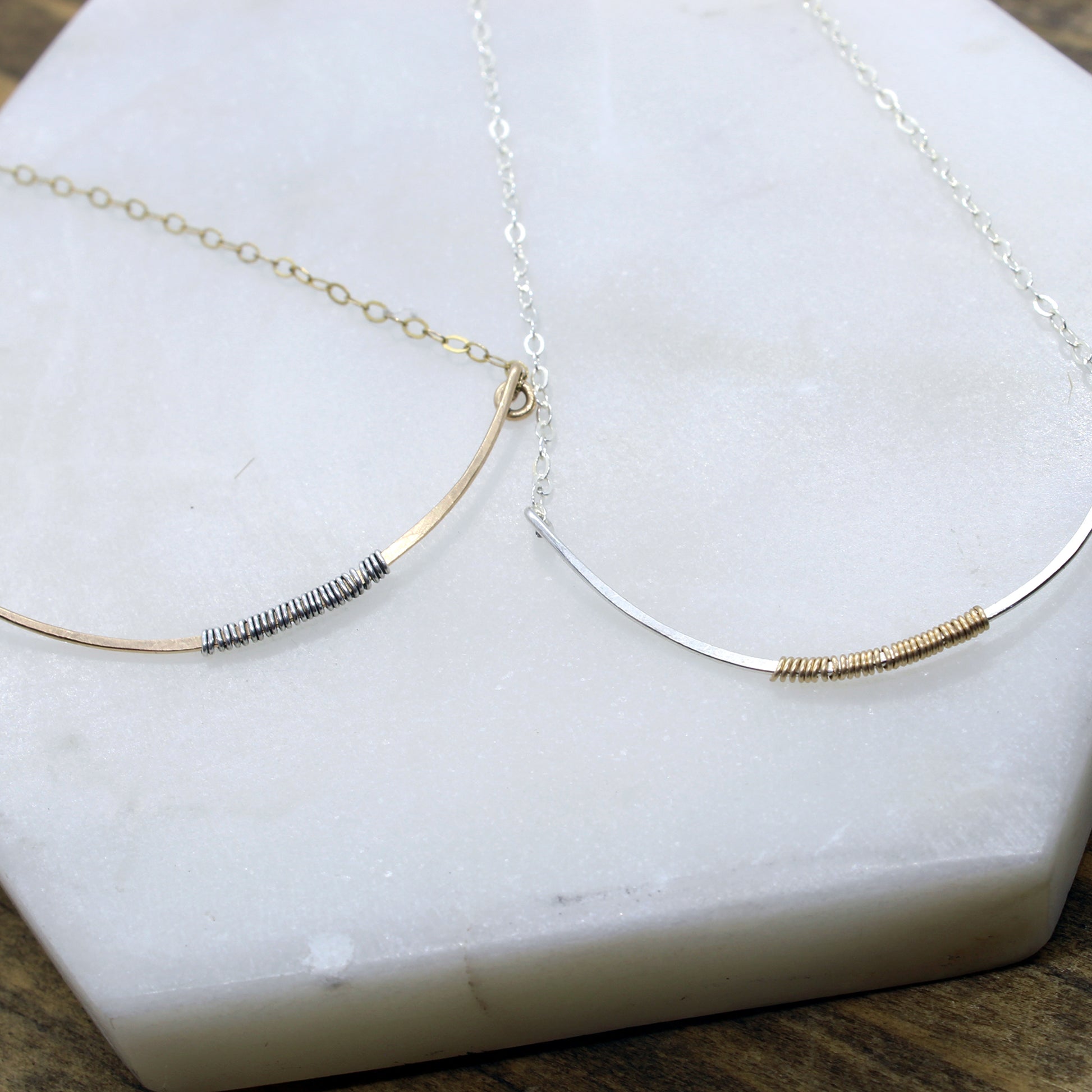 Brien Embellished Bar Necklace image 1