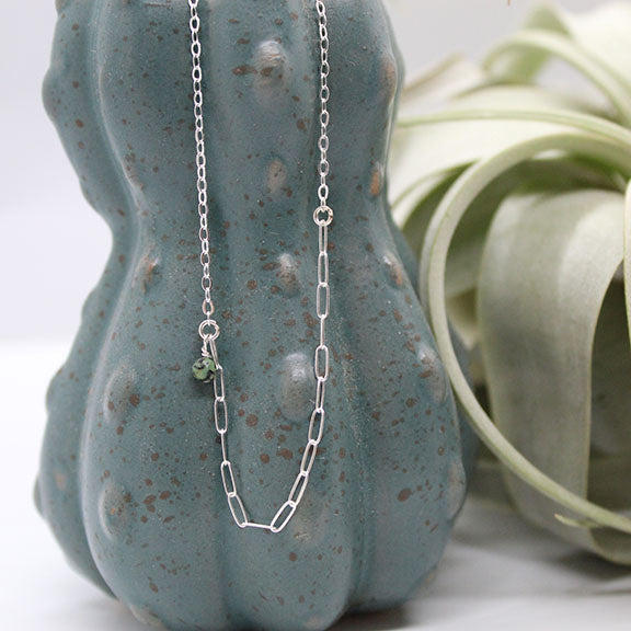 Asymmetrical African Turquoise Necklace image 4