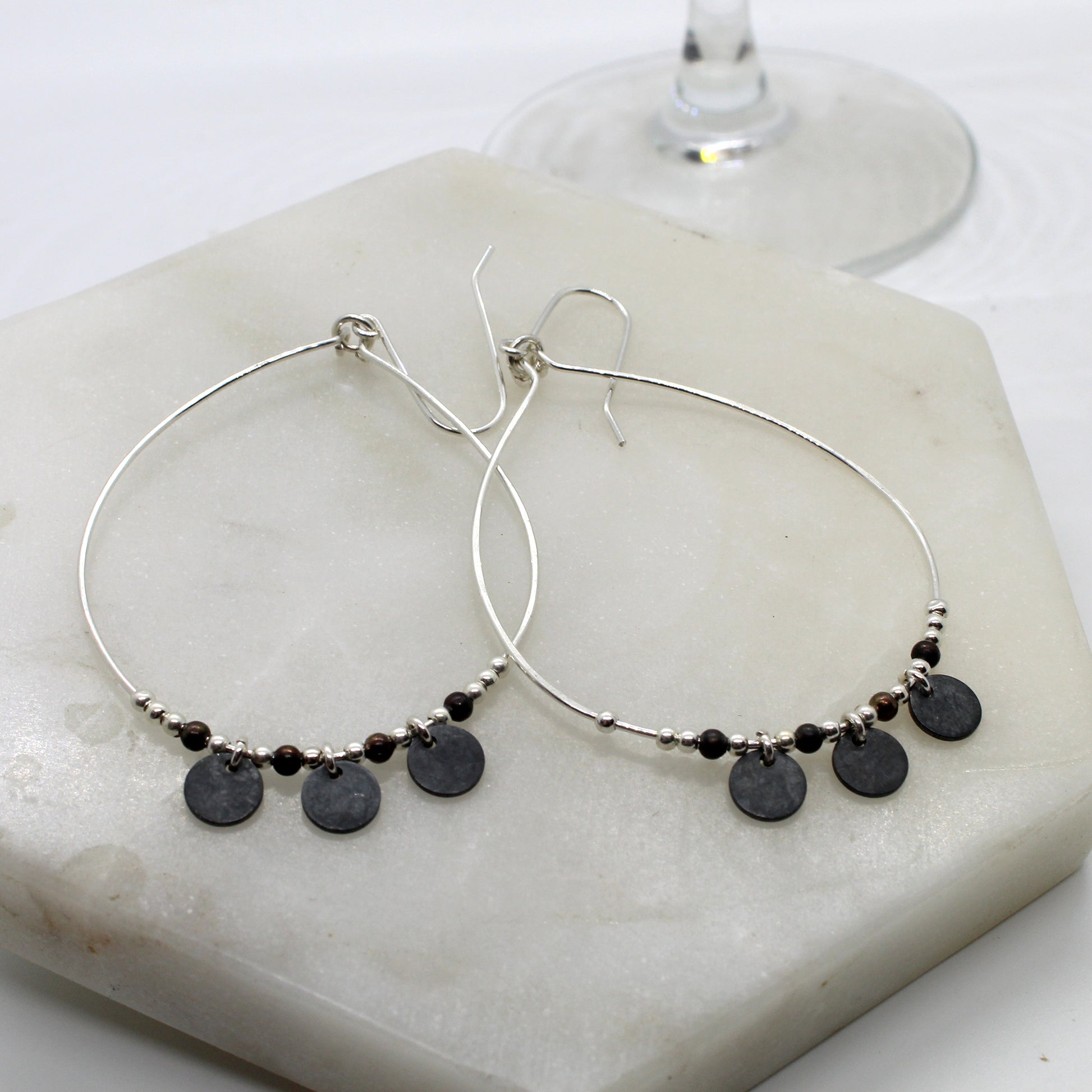 Lyla Loopy Disk Earrings image 3