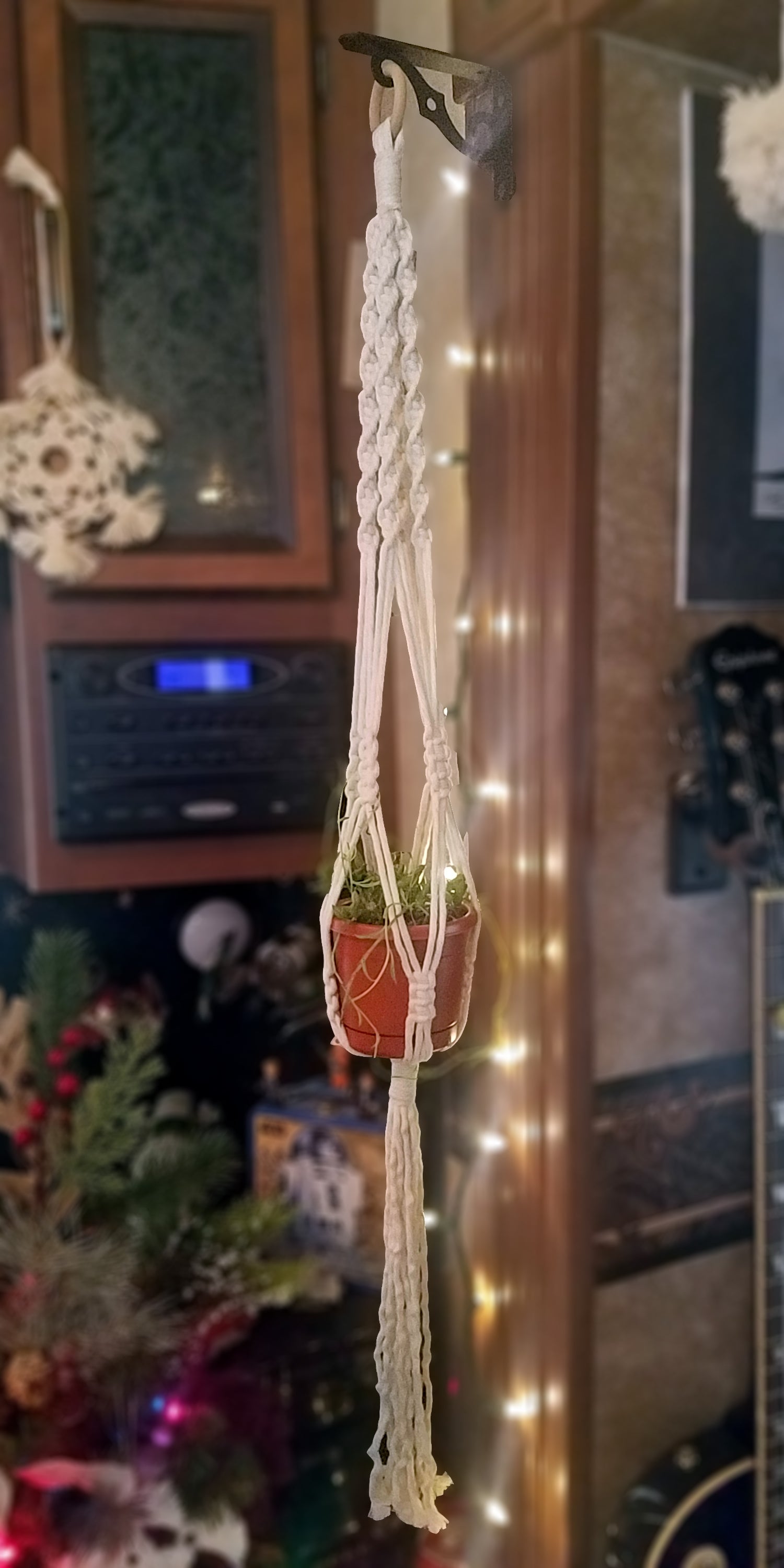 Forget Me Knots Medium Macrame Plant Hanger image 2