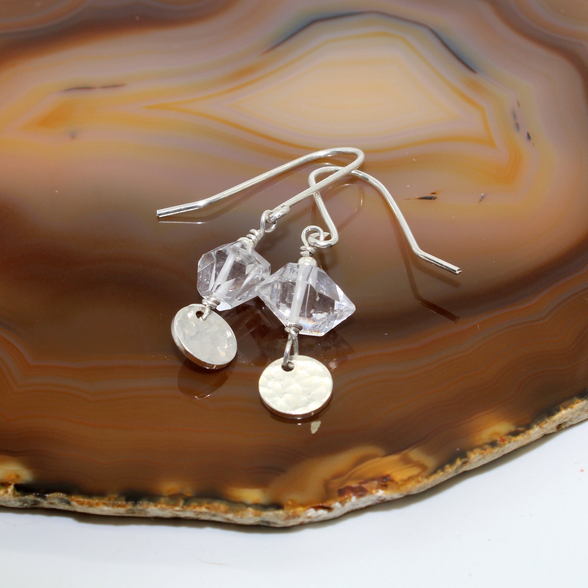 Hailey Herkimer Diamond Coin Earrings image 3