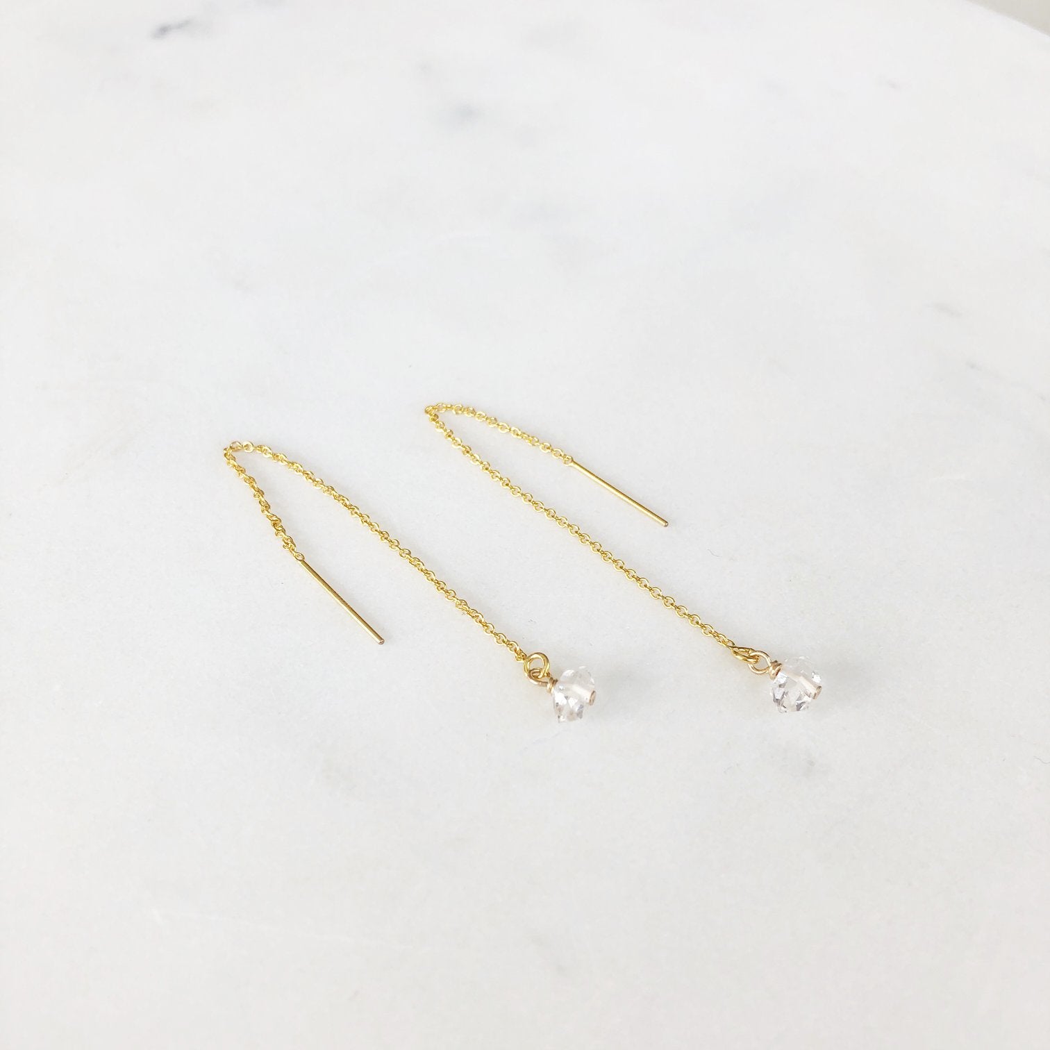 Herkimer Diamond Threaders image 1