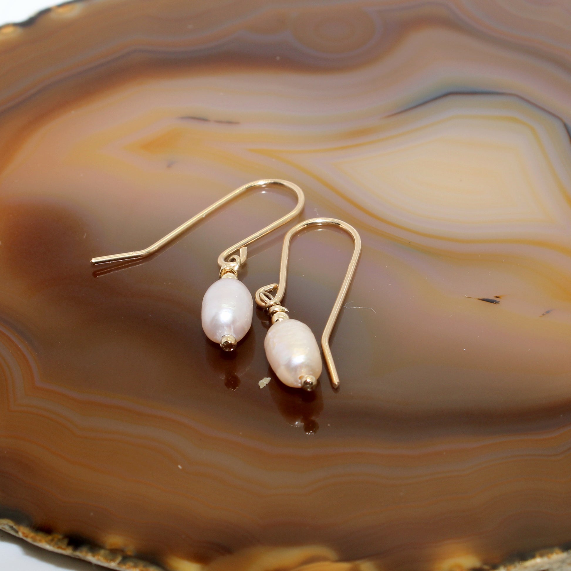 Pearl Drop Earrings image 2