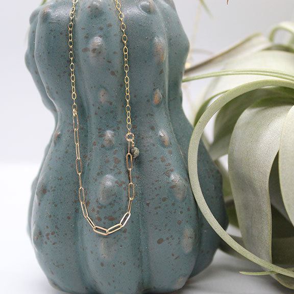 Asymmetrical African Turquoise Necklace image 1