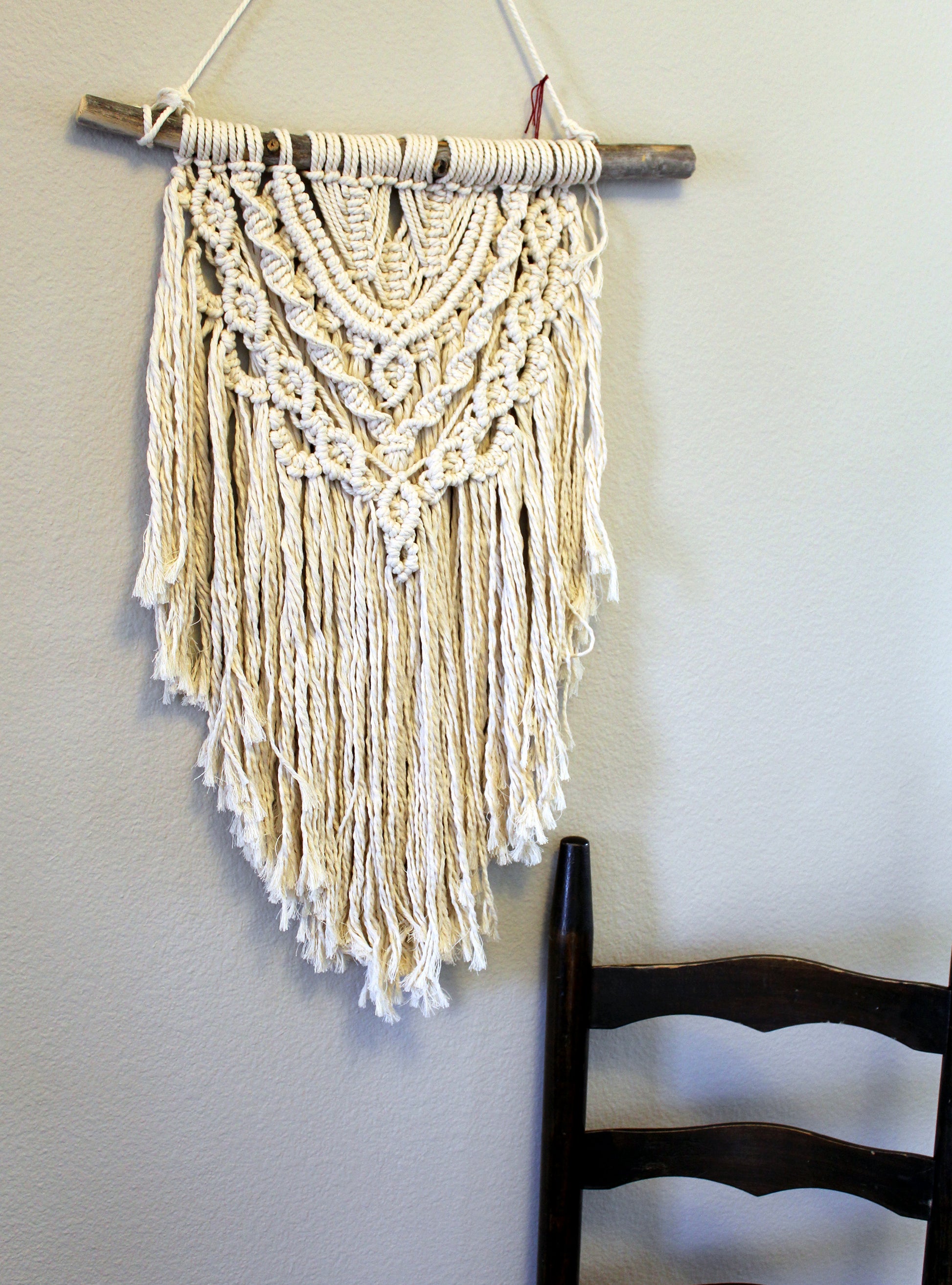 Forget Me Knots Bohemian Spirit Macrame Wall Hanging-Medium image 0