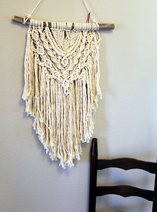Forget Me Knots Bohemian Spirit Macrame Wall Hanging-Medium image 0