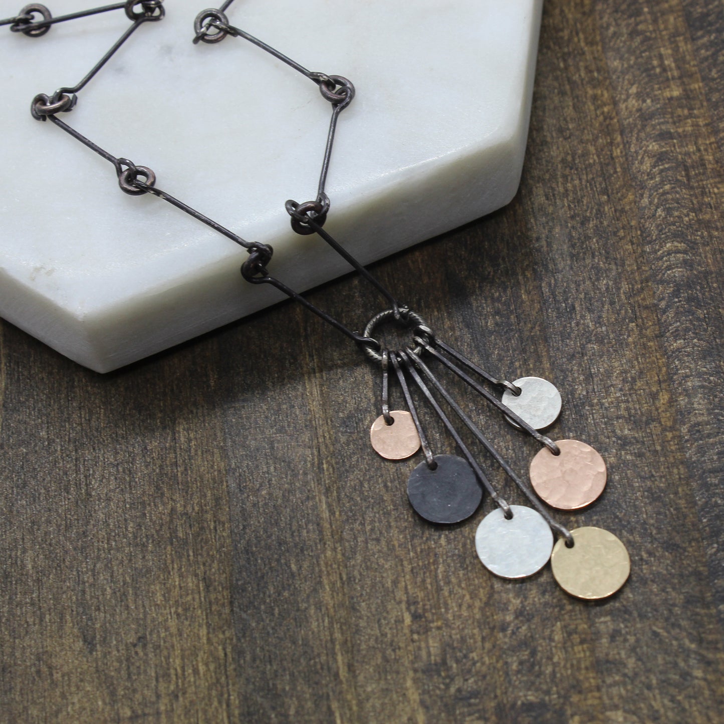 Rue Ann Dancing Disk Necklace image 0