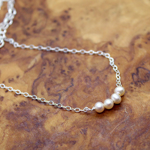 Bar Pearl Necklace image 0