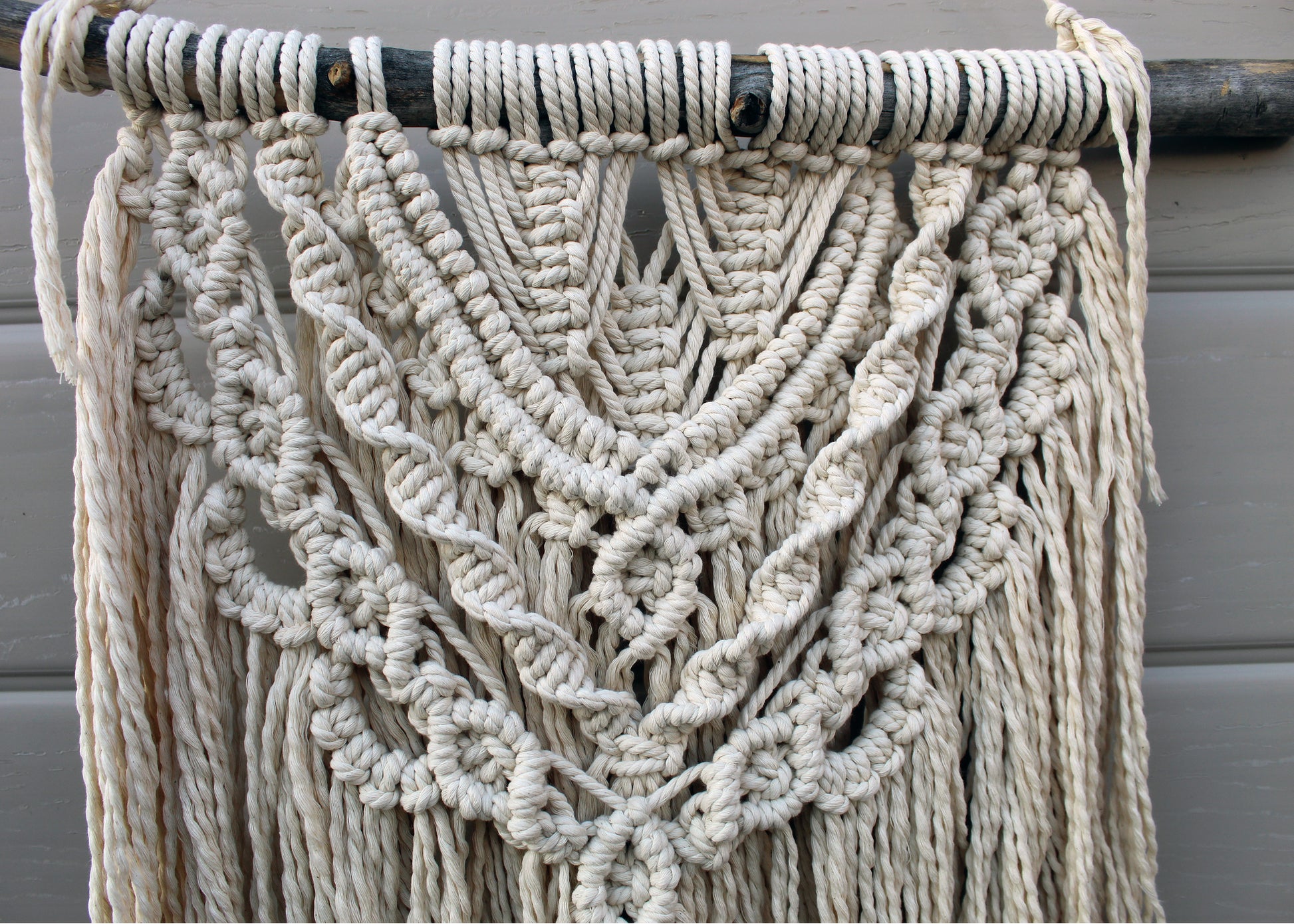 Forget Me Knots Bohemian Spirit Macrame Wall Hanging-Medium image 7