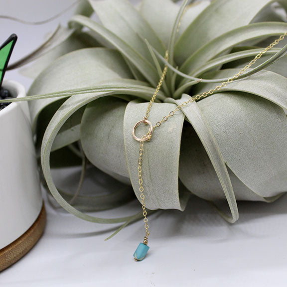 Turquoise Lariet Necklacet image 0