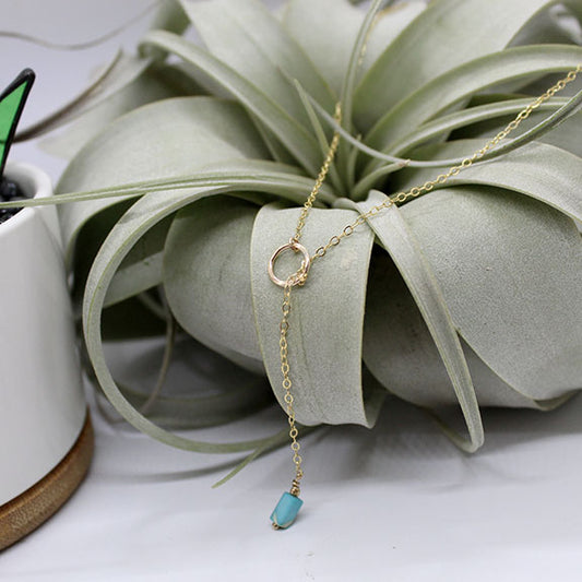 Turquoise Lariet Necklacet image 0