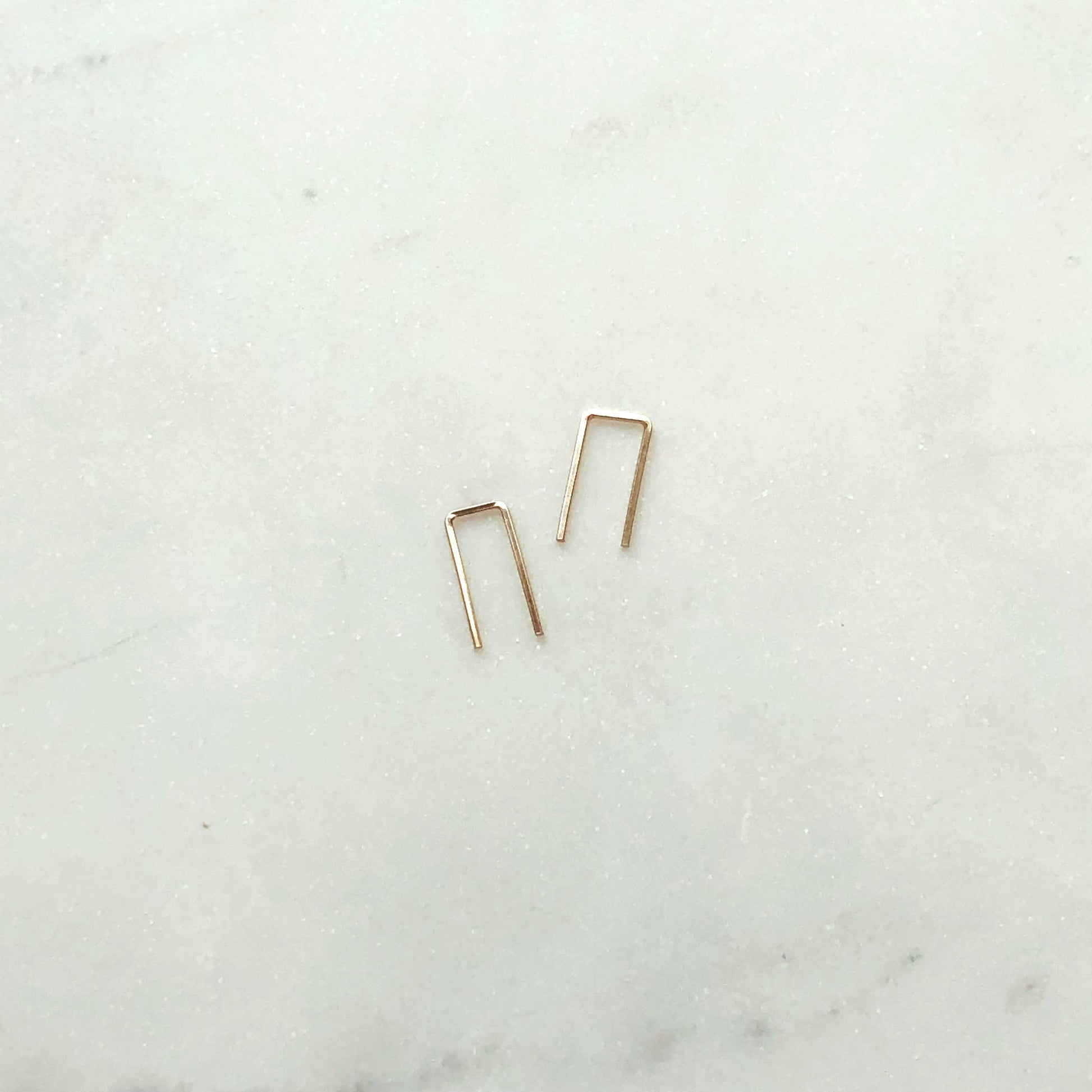 Mini Staple Earrings image 0