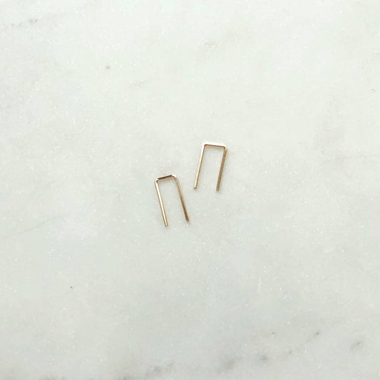 Mini Staple Earrings image 0