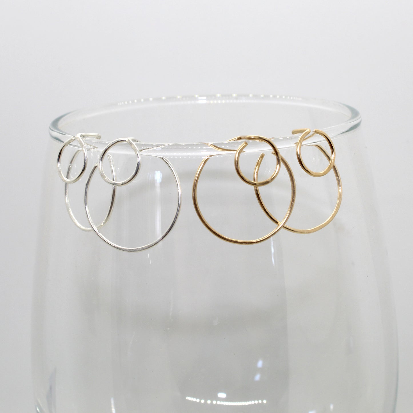 Circle Ear Jacket Earrings image 0