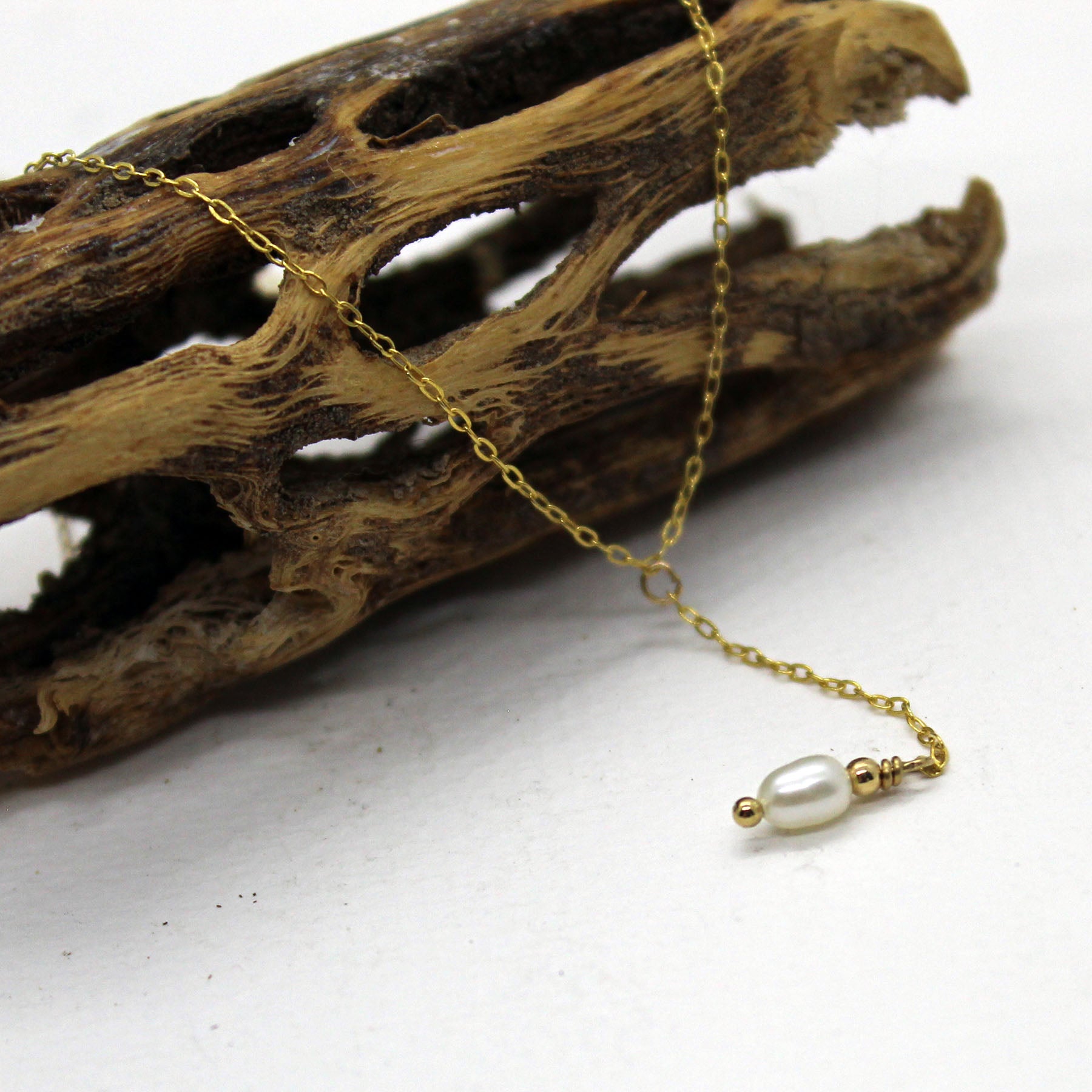 Pearl Droplet Necklace image 1