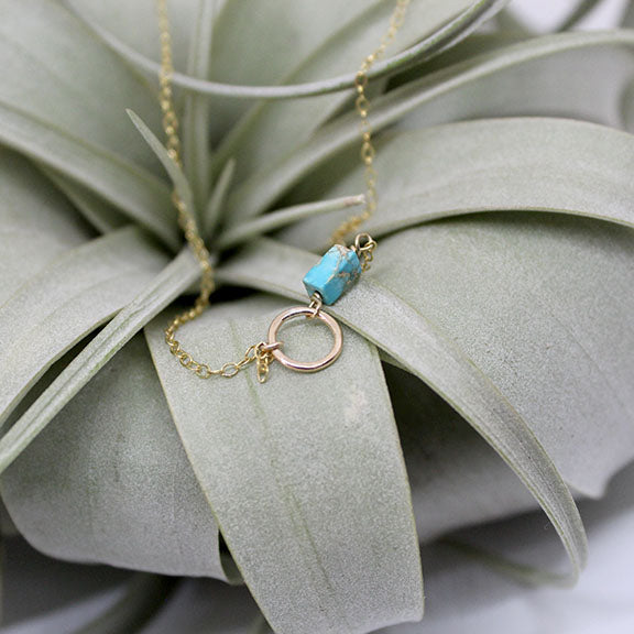 Circle of Turquoise Necklace image 0