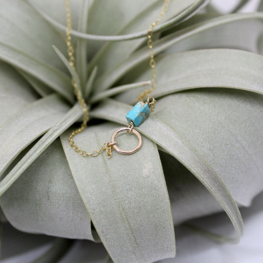 Circle of Turquoise Necklace image 0