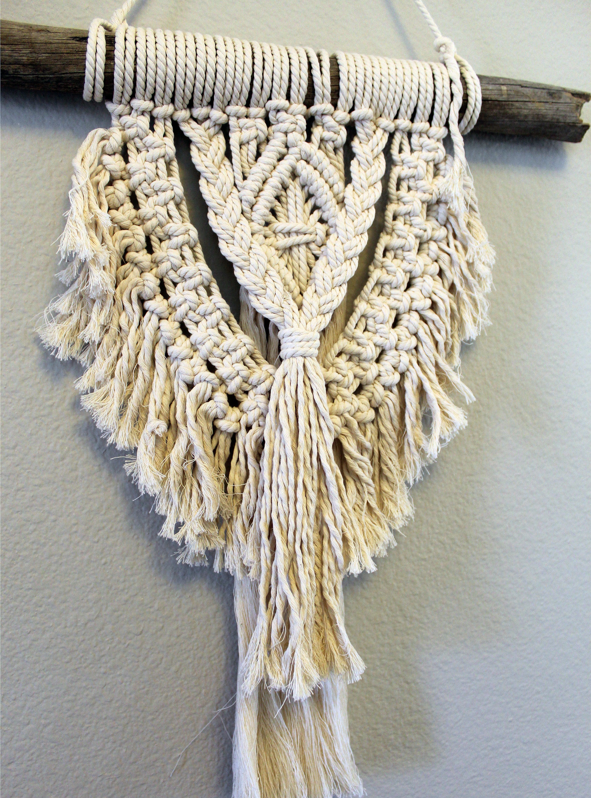 Forget Me Knots Macrame Tassel Wall Hanging image 2