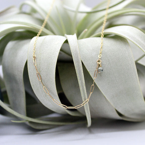 Asymmetrical African Turquoise Necklace image 0