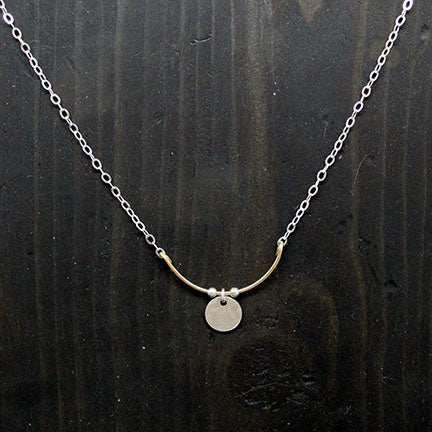 Arched Dot Necklace image 3