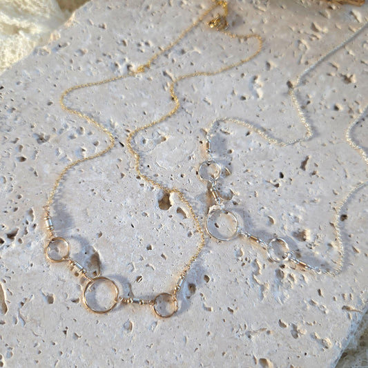 Remi 3-Ring Karma Necklace