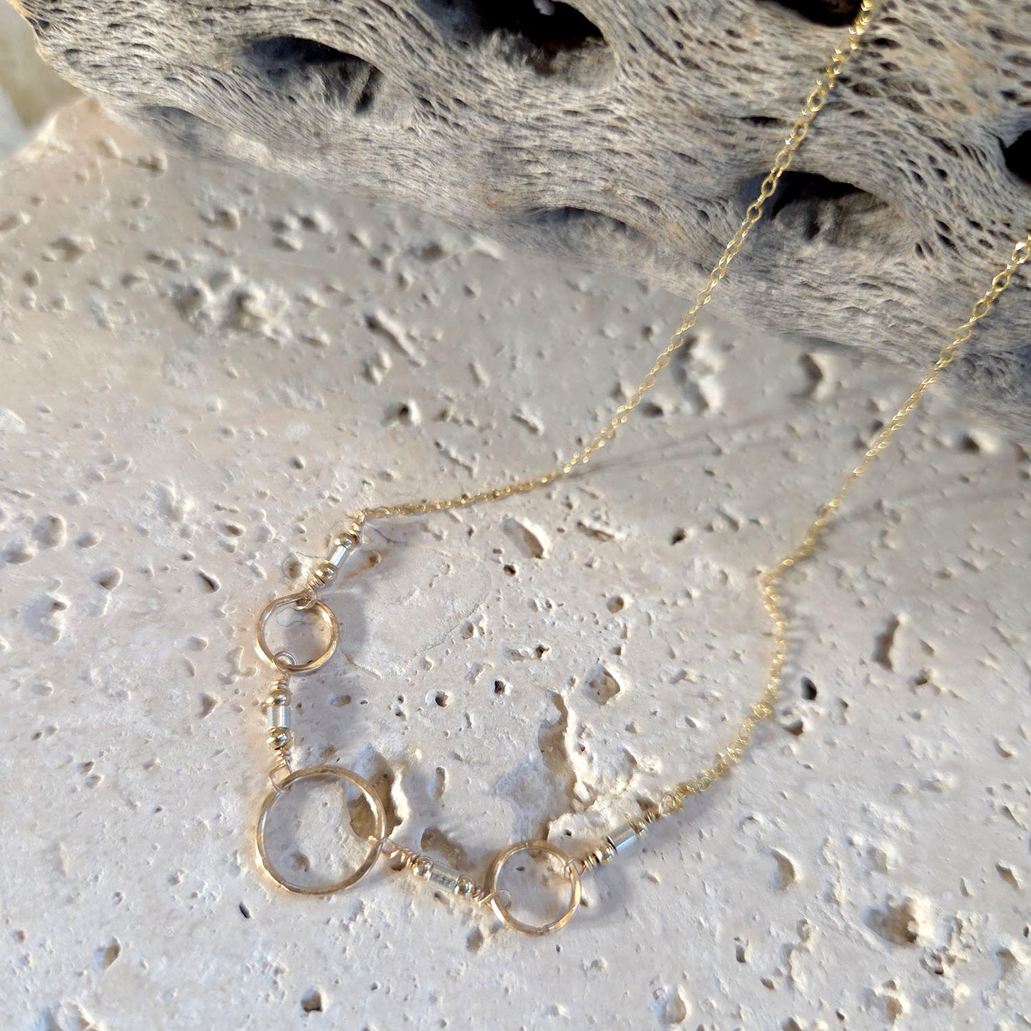 Remi 3-Ring Karma Necklace