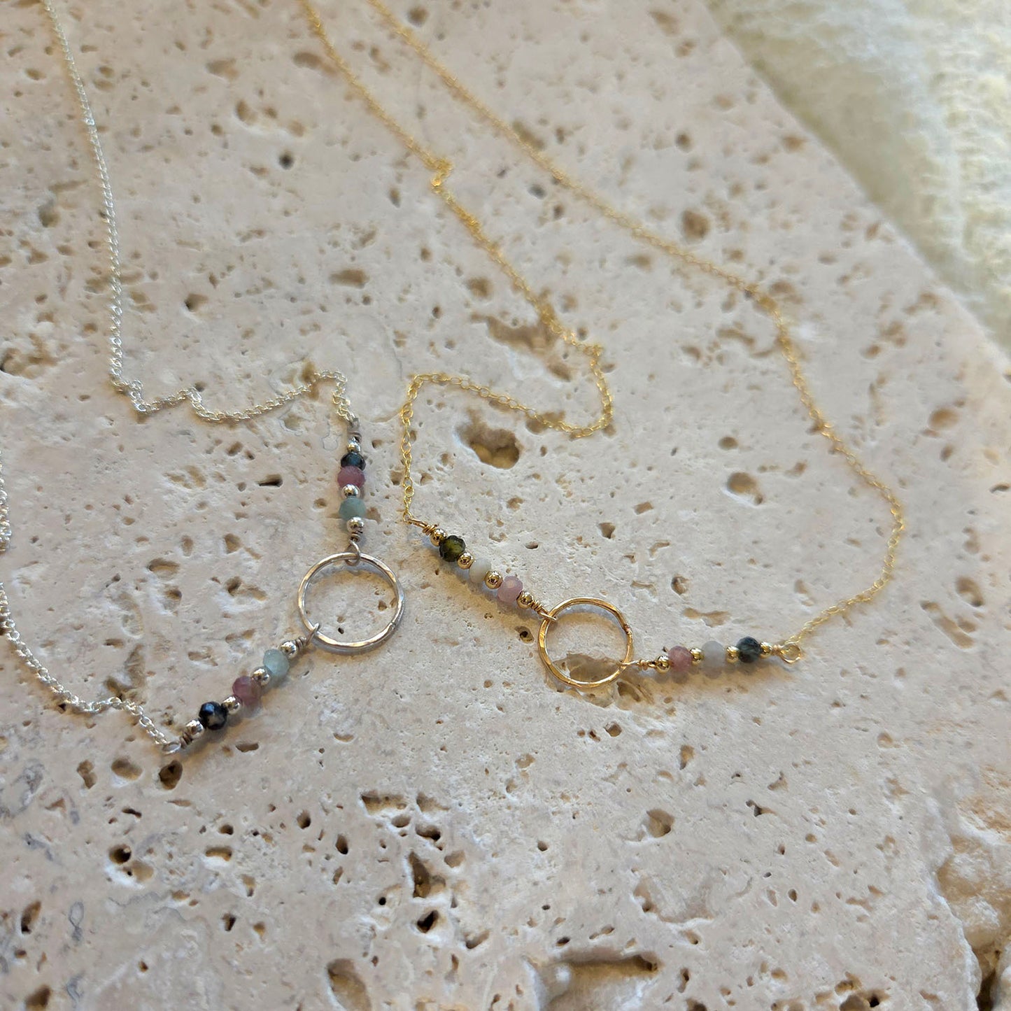 Nicki Tourmaline Ring Necklace