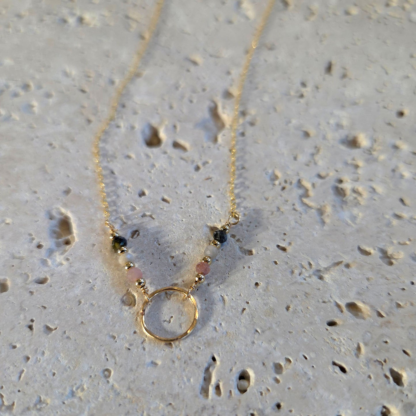 Nicki Tourmaline Ring Necklace