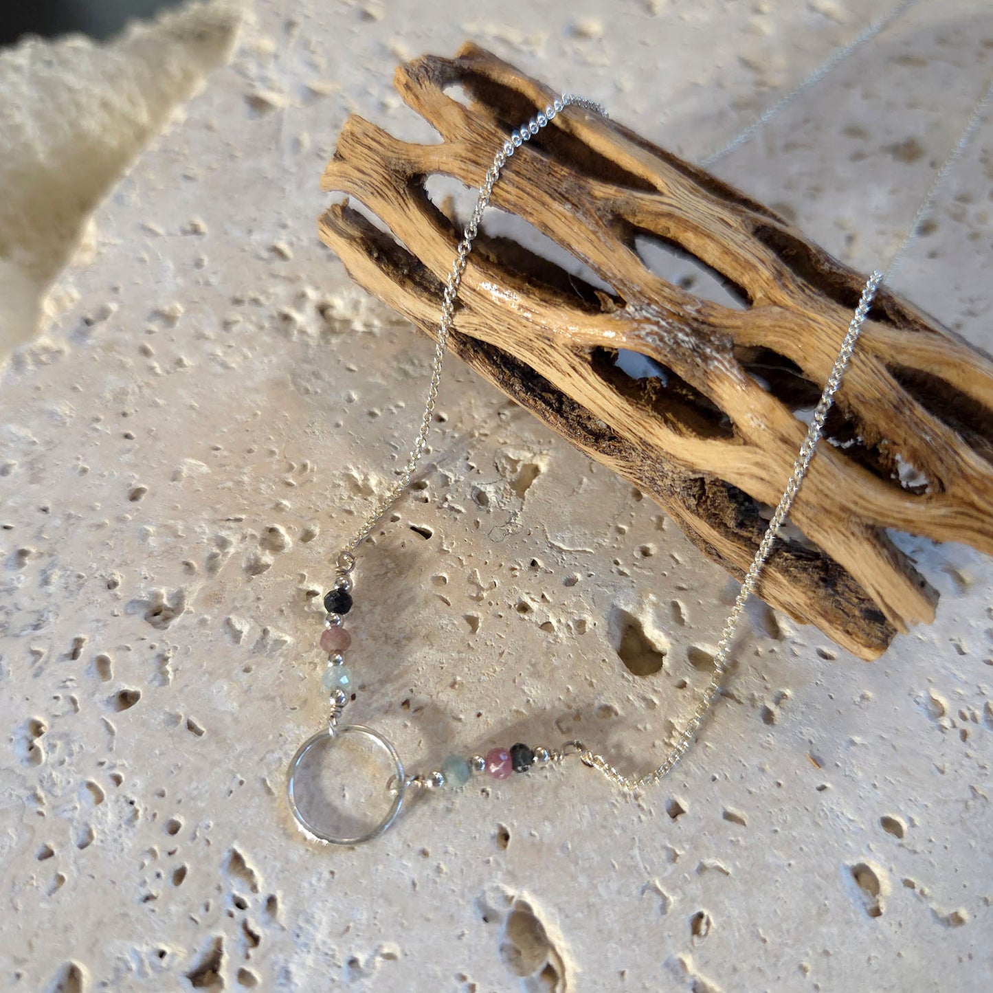 Nicki Tourmaline Ring Necklace