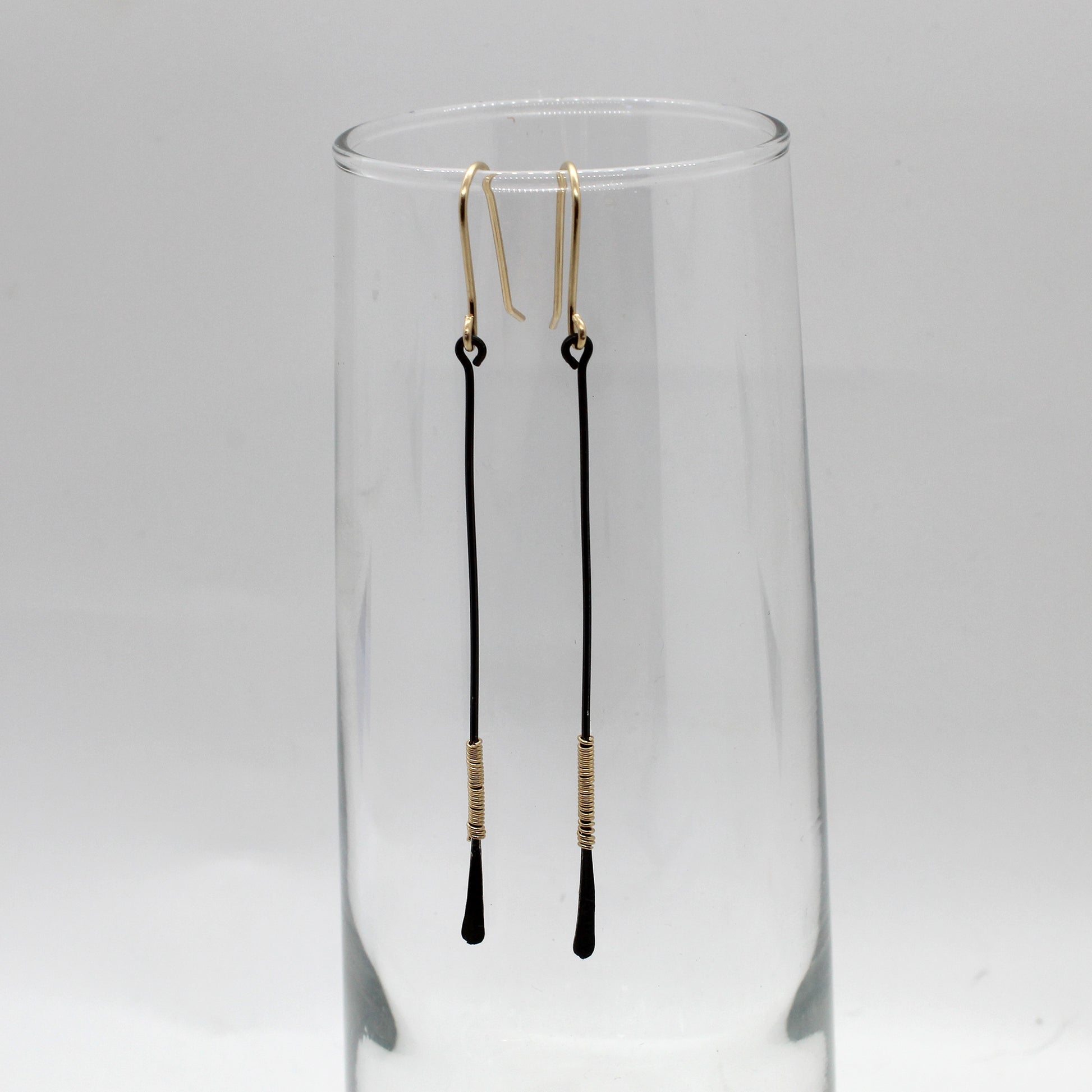 Wrapped Bar Earrings image 5