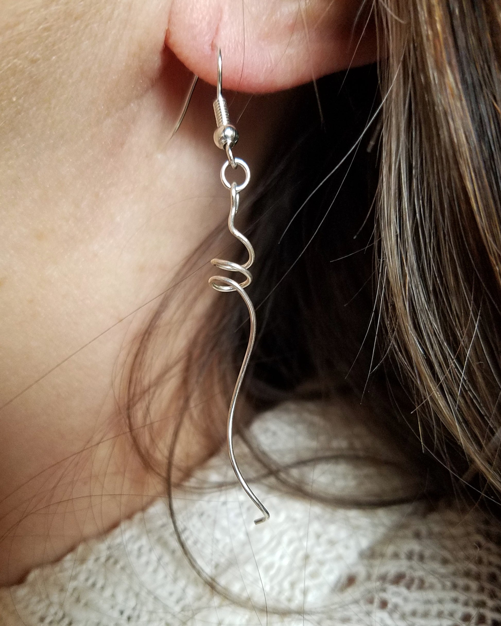 Dangle Twist Earrings image 1